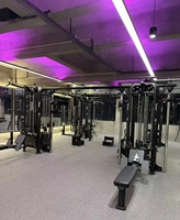 Équipement de fitness professionnel de type avancé ROSEN, équipement de musculation commercial, plateforme multi-gym Smith, plateforme jungle 5 stations pour salle de sport