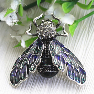 เข็มกลัดรูปแมลงแฟชั่นใหม่เข็มกลัดรูปผีเสื้อสีดำสำหรับตกแต่งด้วยผ้า - Product Image 6