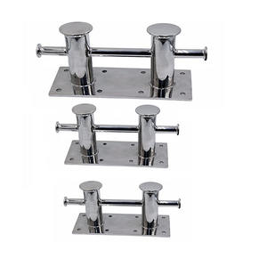 Nuovo Bollard Doppio a Croce in Acciaio Inox 316 Lucidato a Specchio Sunstar Metal Marine per Imbarcazioni/Aggiornamento Pontile - Product Image 5