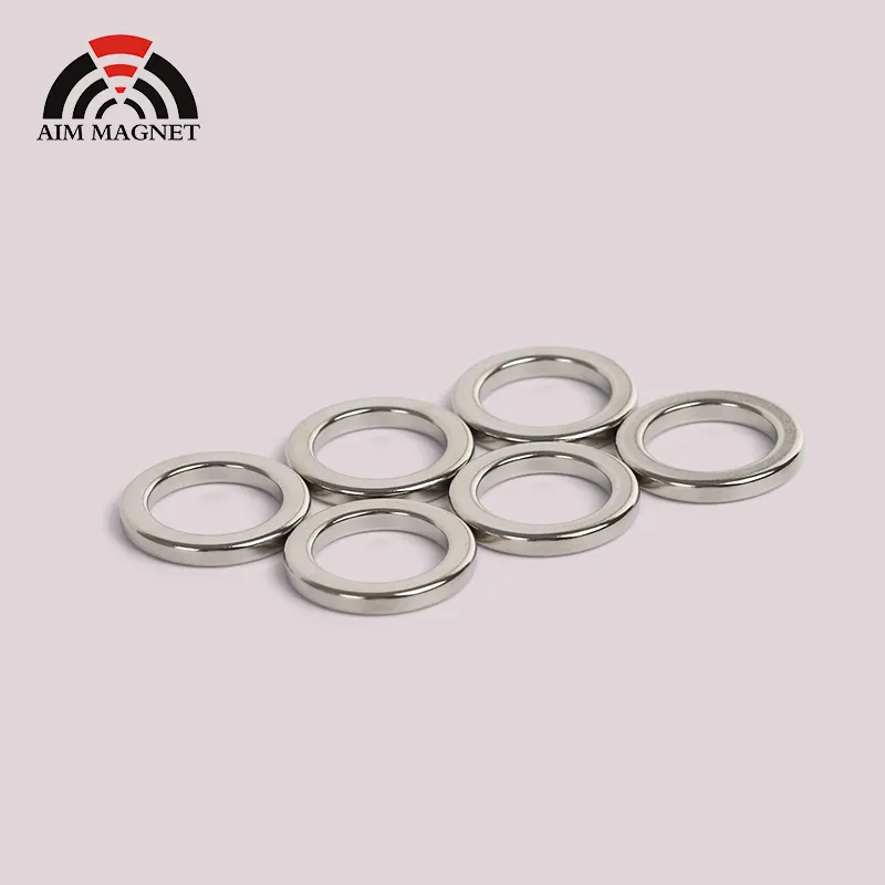 High Quality Rare Earth N52N45 Ring Magnet Support Custom Sale Magnetic