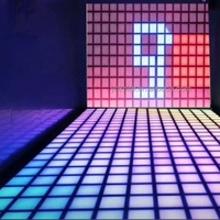 Lumière interactive à matrice LED 30x30cm, brique lumineuse active pour jeux, éclairage de piste de danse, équipement d'éclairage pour parcs d'attractions intérieurs