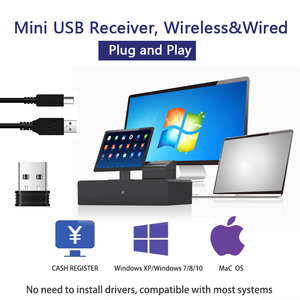 1D 제 2 무선 바코드 스캐너 3 별 바코드 독자 YC600 - Product Image 5