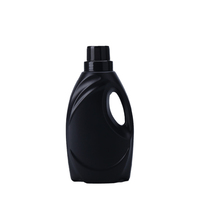 Bouteille Vide en Plastique Noir 500 ml pour Lessive Liquide, Nettoyant, Désinfectant, Assouplissant ou Javel en PEHD