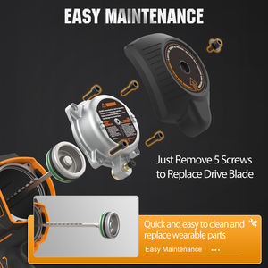 Freeman LD40 20V Brushless Lithium Ion <span class=keywords><strong>Batterie</strong></span> Outils Électriques Cloueuse Électrique Forte Sans Fil Béton Acier Cloueuse - Product Image 5