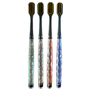 KONO Crystal <b>Toothbrush</b> Soft Bristle Wide <b>Head</b> Manual <b>Toothbrush</b> For Women Home Use Spring Summer Autumn Winter Edition - Product Image 2