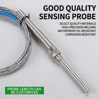 Sonda de Temperatura Tipo Termopar OEM/ODM, Rosca M8*1.25, Acero Inoxidable, Sensor de Temperatura K/E/PT100