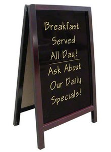 Một loại khung gỗ ổn định bài đứng dễ dàng viết bảng phấn với khung gỗ cho nhà hàng Bar Hall khách sạn - Product Image 5