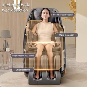 Fauteuil de massage corporel 3D portable avec soulagement pour la tête et le cou, canapé de rééducation à usage domestique - Product Image 4