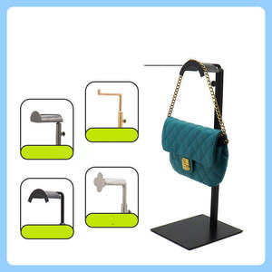 Présentoir de sac à main, support de sac, présentoir de sac à main en métal, cintre de sac avec crochet - Product Image 3