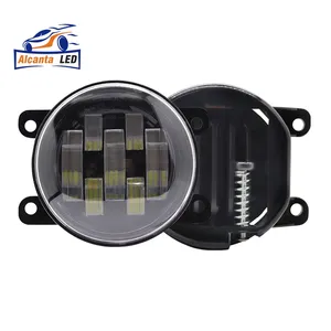 4 אינץ 70W לבן אור צבע גבוה נמוך Beam Led פנס Offroad 4x4 רכב LED פנסי ערפל DRL אוטומטי רכב Foglamp IP67