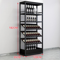 Range-bouteilles professionnel Boxue - Présentoir à vin et porte-verres industriel sur pied pour projets hôteliers B2B