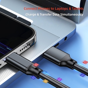 Câble de données USB 3.2 Type-C, charge rapide 3A, transmission haute vitesse 10G, 1m, fabriqué en nylon durable - Product Image 4