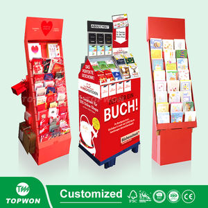 عرض عرض رائع لسوبر ماركت عيد الحب حامل عرض من الورق المقوى هدية تحية حامل عرض بطاقة - Product Image 2