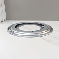 Base de miroir de maquillage rotative universelle en alliage massif à perles, adaptée à l'affichage rotatif, 360° °   Plateau tournant en fer rond