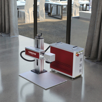 Machine de gravure laser à fibre de bureau 3D 100W 200W 300W JPT MOPA Mise au point automatique Logiciel Lightburn Bjjcz Prise en charge de l'IA