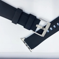 Kundenliebling Doppelwellen-Silikon-Sportarmband für Apple Watch Bänder für IWatch Se 11 10 9 8 7 6 Serie