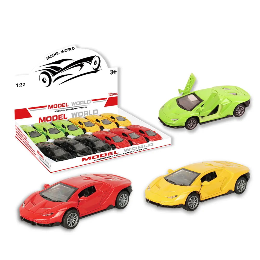 Hot-selling Die-case Metal Toy Car Die-cast Alloy Car Model 1:32 1:64 Escala Mini Metal Cars