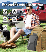 Housse de protection en silicone antichoc pour Starlink Mini, étui de protection solaire pour sac à dos, coque de protection pour appareil Starlink