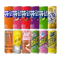 Boissons gazeuses en gros en canettes de 330 ml, diverses boissons fruitées, Pepsi, Sprite, Fanta, Coca-Cola