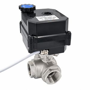 วาล์วบอลสแตนเลสแบบสามทาง Flomarvel Fh-b พร้อมตัวกระตุ้น ใช้ไฟ DC12v 24v สำหรับผสมน้ำ ปรับทิศทางน้ำทิ้ง ราคาประหยัด - Product Image 5