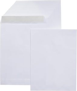 9 X 12 Self Seal <strong>White</strong> Business <strong>Wallet</strong> Envelopes with Custom Logo - Product Image 4