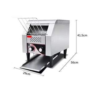 Grille-pain professionnel électrique commercial 220V en acier inoxydable à convoyeur à bande, équipement de cuisine pour réchauffeur de nourriture pour hôtels - Product Image 2
