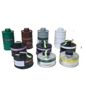 E2 mô hình vật liệu thép mặt nạ khí lọc hộp mực axit khí và hơi than hoạt tính lọc - Product Image 2