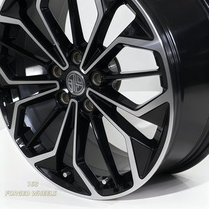 168 Llantas de Aleación de Aluminio Forjado Personalizadas 5x135/108/139.7/150 PCD para Autos de Pasajeros/Deportivos - Amalfi/Roma/Spider/Cherokee/Gemera - Negro - Product Image 4