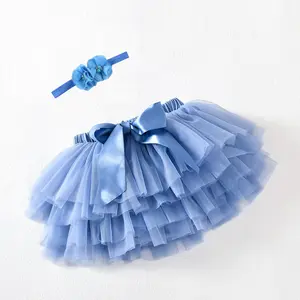 Calories Children's Customized Soft Fabric Tutu Skirt Mesh Comfortable and Breathable Fluffy Skirt