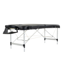 Table de massage pliable et réglable Yongteng, structure métallique, cuir synthétique/PVC, mobilier de salon moderne pour usage commercial