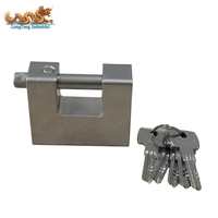 Boîte de sécurité pour serrure de porte de conteneur maritime, cadenas rectangulaire intelligent en acier inoxydable