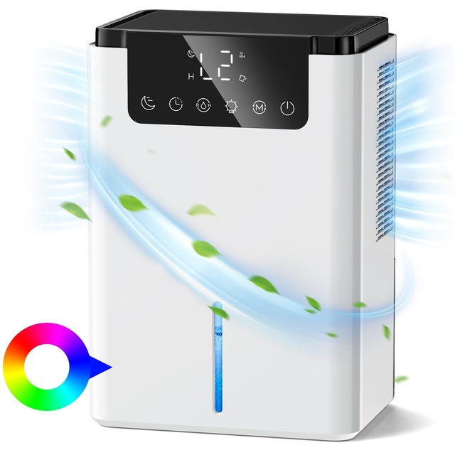 Top Sale Dehumidifiers for Home Bedroom Quiet Dehumidifier 2L Capacity Auto Defrost Auto Shut off Home Dehumidifier