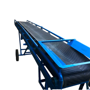 Konveyor Sabuk Miring Lebar 600mm Panjang 5m yang Dapat Dipindahkan untuk Material Semen, Pasir Mentah, Suku Cadang Pabrik Beton - Product Image 1