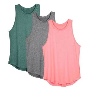 Custom Women's Sublimation Tank Tops Quick Dry Breathable Eco-Friendly Gym Fitness <b>Running</b> Yoga Knitted Short Length Sports Wear - Product Image 3