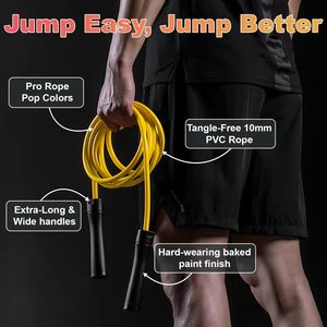 Cuerda de Saltar de PVC Multicolor para Fitness Freestyle, Cuerda de Saltar de PVC de 5 mm Sin Enredos - Product Image 4