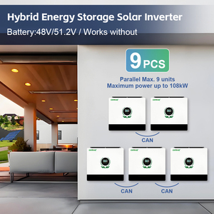 Ckmine New Arrival ON GRID Off lưới năng lượng mặt trời HYBRID <span class=keywords><strong>INVERTER</strong></span> 8-12kw PV 550vdc 60-480V <span class=keywords><strong>MPPT</strong></span> để 220V 230Vac 50/60Hz để sử dụng nhà - Product Image 5