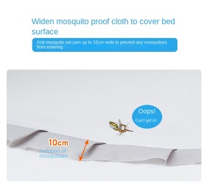 <span class=keywords><strong>Zanzariera</strong></span> Pieghevole per Lettino Bambini 0-3 Anni con Tenda Oscurante per Viaggi e Sonno - Product Image 6