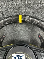 Volant en cuir véritable amélioré de style course pour AUDI RS7 RS3 RS4 RS5 RS6 S8 Q3 Q5 A4 A5 TT R8 – Nouveauté usine