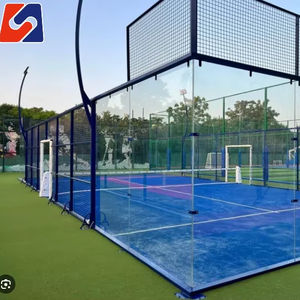 Venta Caliente <span class=keywords><strong>de</strong></span> <span class=keywords><strong>Canchas</strong></span> <span class=keywords><strong>de</strong></span> <span class=keywords><strong>Pádel</strong></span> Panorámicas <span class=keywords><strong>de</strong></span> Fibra <span class=keywords><strong>de</strong></span> Vidrio <span class=keywords><strong>de</strong></span> 10m*20m, Equipos <span class=keywords><strong>de</strong></span> Fitness para Exteriores, Directo <span class=keywords><strong>de</strong></span> Fábrica en China - Product Image 1
