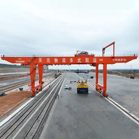Grue portique à conteneurs sur rail à double poutre de 50 tonnes, modèle RMG