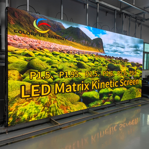 2024 Bunte Energie Hoch auflösender COB-<span class=keywords><strong>LED</strong></span>-Matrix bildschirm Atember aubende visuelle kinetische <span class=keywords><strong>LED</strong></span>-Anzeige mit neuen Funktionen - Product Image 5