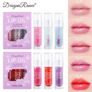 3 unids/set brillo de labios cambio de temperatura Color aceite brillo de labios hidratante nutritivo lápiz labial brillo nacarado <span class=keywords><strong>maquillaje</strong></span> de belleza - Product Image 2
