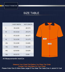 Uniforme de sécurité personnalisé pour chemises, anti-froissement, 100% polyester, imprimé, patrouille, haute visibilité avec bandes réfléchissantes, poche zippée - Product Image 5