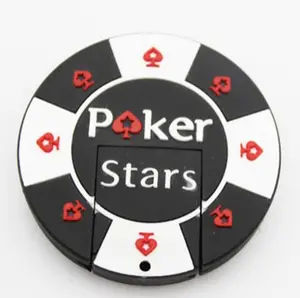 USB memory sticks Usb gadgets Round poker USB flash drives