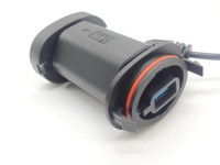 Connecteur de convertisseur monobloc USB étanche populaire vers RJ45 USB Type a vers Type C pour équipement d'onduleur solaire