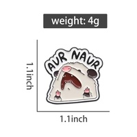Conception de souris punk Offre Spéciale pour épinglette en alliage de zinc nickelé artisanat en métal technique d'émail créatif pour des cadeaux personnalisés