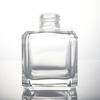 Nouvel Arrivage Diffuseur de Parfum Carré 180ml pour Décoration Intérieure, Bouteille en Verre Dégradé Marron Personnalisé, Huile Parfumée Longue Durée