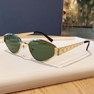Metal Cat-Eye <b>Sunglasses</b> For Women UV400 Protection <b>Small</b> <b>Frame</b> Fashion Design Outdoors Driving Party Use - Product Image 1