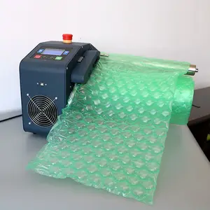 Ar bolha folha que faz a máquina plástico air bag bolha embalagem máquina plástico ar almofada saco enchimento embalagem ma
