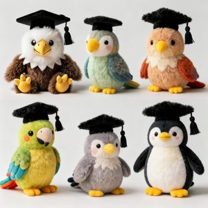 <span class=keywords><strong>Peluche</strong></span> Personalizzati per la Stagione di Laurea Super Morbidi con Uccelli Volanti, Gatti Soffici, Gufi e Fenicotteri - 30CM Unisex - Product Image 5